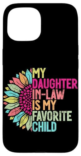 My Daughter In Law Is My Favorite Child Retro-Sonnenblume Hülle für iPhone 15 My Daughter In Law Is My Favorite Child Retro-Sonnenblume Hülle für iPhone 15 von Matching Family Daughter In Law Father Mother Tee