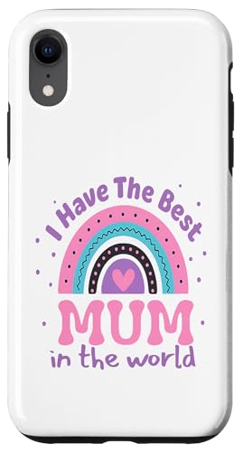 Happy Mothers Day Shirt für Kleinkinder und Kinder mit dem Spruch „Für Mama“ Hülle für iPhone XR von Matching Family Happy Mother's Day 2025 Gifts