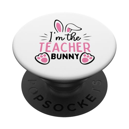 Ich bin der Lehrer Hase Spaß Ostern Kaninchen Mama Mutter Frau Frau PopSockets Klebender PopGrip Ich bin der Lehrer Hase Spaß Ostern Kaninchen Mama Mutter Frau Frau PopSockets Klebender PopGrip von Matching Family & Friends Easter Shopp