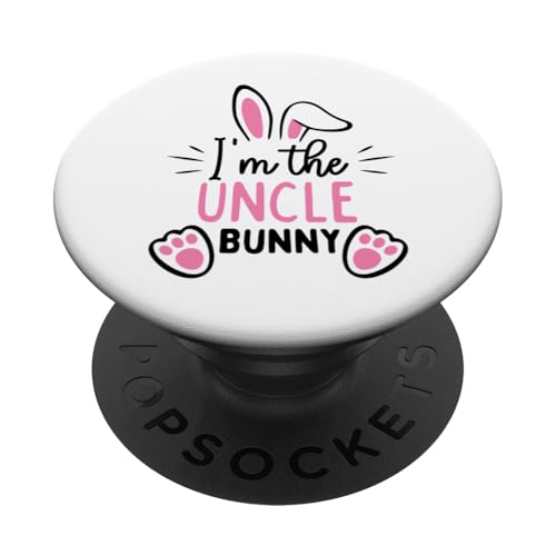 Ich bin der Onkel Hase, lustiger Mann, Ostern, Opa, Papa, Vater, Hase. PopSockets Klebender PopGrip von Matching Family & Friends Easter Shopp