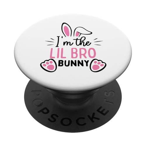 Ich bin der kleine Bruder Hase, lustiger Mann, Ostern, Opa, Papa, Vater PopSockets Klebender PopGrip von Matching Family & Friends Easter Shopp