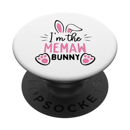 Im The Memaw Bunny Fun Ostern Hase Mama Mutter Frau Frau PopSockets Klebender PopGrip Im The Memaw Bunny Fun Ostern Hase Mama Mutter Frau Frau PopSockets Klebender PopGrip von Matching Family & Friends Easter Shopp