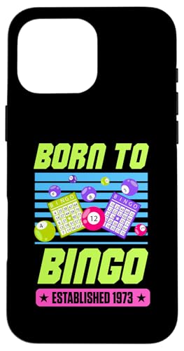 Born To Bingo Established 1973 Retro Bingo Thema Geburtstag Hülle für iPhone 16 Pro Max Born To Bingo Established 1973 Retro Bingo Thema Geburtstag Hülle für iPhone 16 Pro Max von Matching Retro Bingo Squad Birthday Party Supplies