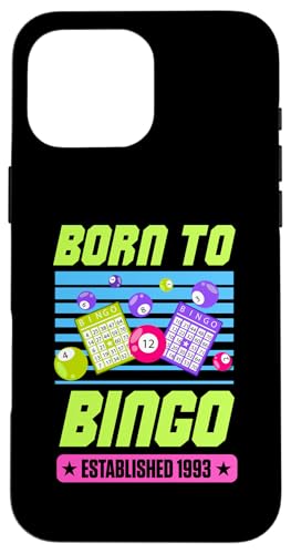 Born To Bingo wurde 1993 gegründet, Geburtstag im Retro-Bingo-Stil Hülle für iPhone 16 Pro Max Born To Bingo wurde 1993 gegründet, Geburtstag im Retro-Bingo-Stil Hülle für iPhone 16 Pro Max von Matching Retro Bingo Squad Birthday Party Supplies