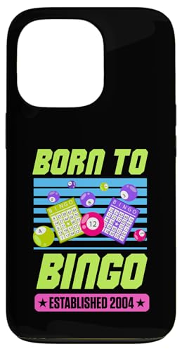 Born To Bingo wurde 2004 zum Geburtstag im Retro-Bingo-Stil gegründet Hülle für iPhone 13 Pro Born To Bingo wurde 2004 zum Geburtstag im Retro-Bingo-Stil gegründet Hülle für iPhone 13 Pro von Matching Retro Bingo Squad Birthday Party Supplies