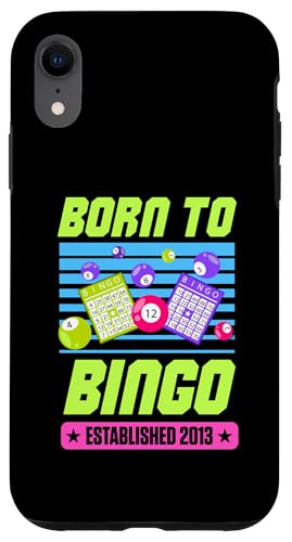 Born To Bingo wurde 2013 zum Geburtstag mit Retro-Bingo-Thema gegründet Hülle für iPhone XR Born To Bingo wurde 2013 zum Geburtstag mit Retro-Bingo-Thema gegründet Hülle für iPhone XR von Matching Retro Bingo Squad Birthday Party Supplies