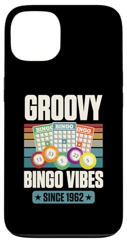Groovy Bingo Vibes Seit 1962, Bingo, Geburtstag, Geburtsjahr Hülle für iPhone 13 von Matching Retro Bingo Squad Birthday Party Supplies