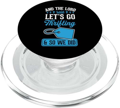 Und der Herr sagte, lass uns sparsam sein, und so haben wir es getan PopSockets PopGrip für MagSafe Und der Herr sagte, lass uns sparsam sein, und so haben wir es getan PopSockets PopGrip für MagSafe von Matching Retro Bingo Squad Birthday Party Supplies