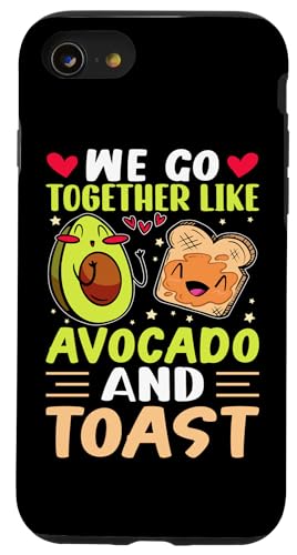 Wir gehen zusammen wie Avocado und Toast Hülle für iPhone SE (2020) / 7 / 8 von Matching Romantic Partner Love Designs For Couples