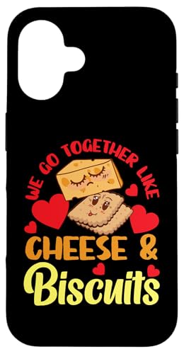 Wir gehen zusammen wie Käse und Kekse Hülle für iPhone 16 von Matching Romantic Partner Love Designs For Couples
