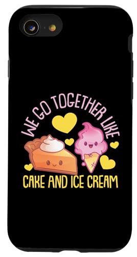 Wir passen zusammen wie Kuchen und Eiscreme Hülle für iPhone SE (2020) / 7 / 8 von Matching Romantic Partner Love Designs For Couples