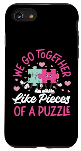 Wir passen zusammen wie Teile eines Puzzles Hülle für iPhone SE (2020) / 7 / 8 von Matching Romantic Partner Love Designs For Couples
