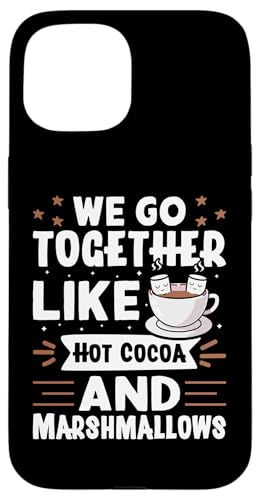 Wir passen zusammen wie heißer Kakao und Marshmallows Hülle für iPhone 15 von Matching Romantic Partner Love Designs For Couples