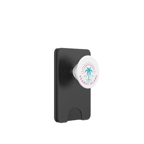 Retro Peanut Island Sommer Strand Urlaub PopSockets PopWallet für MagSafe von Matching Trip Palm Trees and Sunsets