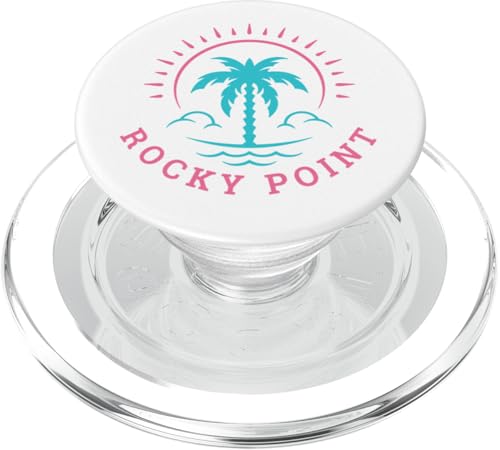 Retro Rocky Point Mexiko Sommer Strand Urlaub PopSockets PopGrip für MagSafe Retro Rocky Point Mexiko Sommer Strand Urlaub PopSockets PopGrip für MagSafe von Matching Trip Palm Trees and Sunsets