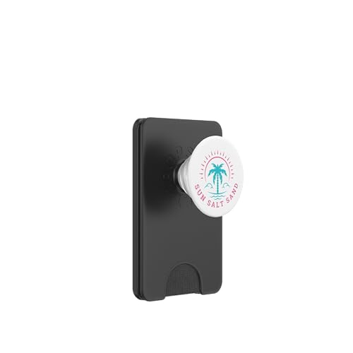 Retro Sonnensalz Sand Sommer Strand Urlaub PopSockets PopWallet für MagSafe Retro Sonnensalz Sand Sommer Strand Urlaub PopSockets PopWallet für MagSafe von Matching Trip Palm Trees and Sunsets