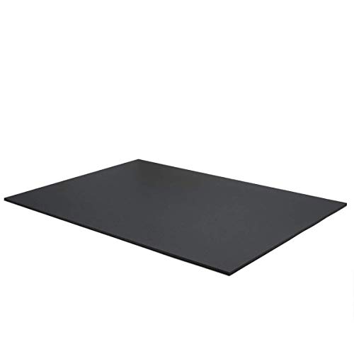 Materia Prima Schaumstoffplatte für Modellbau, Schilder und Träger. Schaumstoffkarton zum Basteln. Leicht zu schneidende expandierte Polystyrolplatte. Foamboard Kapa Platte. Schwarz, A3, 5 mm. von Materia Prima