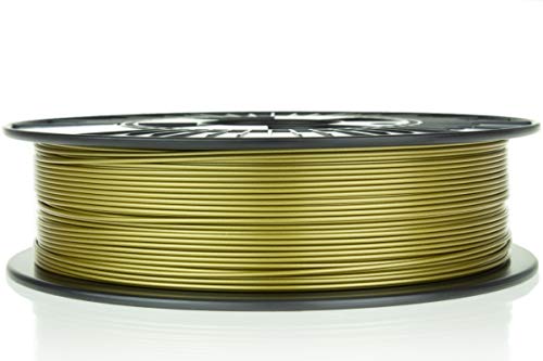 Material 4 Print PLA Filament 1,75 mm 750 g Rolle in Premium-Qualität für 3D Drucker und 3D Stift (Perlgold) von Material 4 Print