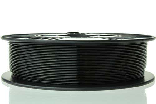 Material 4 Print PLA Filament 1,75 mm 750 g Rolle in Premium-Qualität für 3D Drucker und 3D Stift (Tiefschwarz) von Material 4 Print