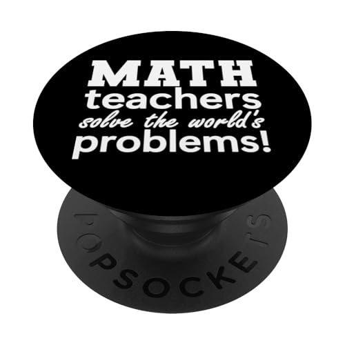 Mathematiklehrer lösen Probleme Schule Mathematik Pädagogen PopSockets Klebender PopGrip Mathematiklehrer lösen Probleme Schule Mathematik Pädagogen PopSockets Klebender PopGrip von Math Teachers Education School Classroom Designs