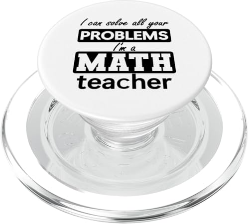 Mathematiklehrer lösen Probleme Schule Mathematik Pädagogen PopSockets PopGrip für MagSafe Mathematiklehrer lösen Probleme Schule Mathematik Pädagogen PopSockets PopGrip für MagSafe von Math Teachers Education School Classroom Designs