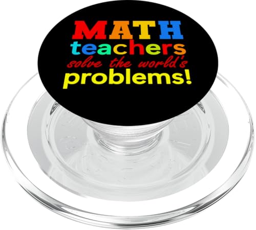 Mathematiklehrer lösen Probleme Schule Mathematik Pädagogen PopSockets PopGrip für MagSafe Mathematiklehrer lösen Probleme Schule Mathematik Pädagogen PopSockets PopGrip für MagSafe von Math Teachers Education School Classroom Designs
