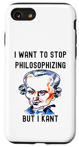 Lustig, ich will aufhören zu philosophieren, aber ich will Philosophie C Hülle für iPhone SE (2020) / 7 / 8 von MathWare