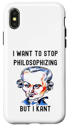 Lustig, ich will aufhören zu philosophieren, aber ich will Philosophie C Hülle für iPhone X/XS Lustig, ich will aufhören zu philosophieren, aber ich will Philosophie C Hülle für iPhone X/XS von MathWare