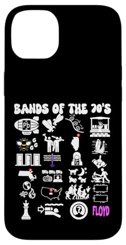 Lustige nerdige ikonische Pop-Rock-Bands der 70er Jahre White Hülle für iPhone 14 Plus Lustige nerdige ikonische Pop-Rock-Bands der 70er Jahre White Hülle für iPhone 14 Plus von MathWare
