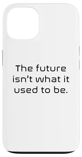 Lustiger Nerd Die Zukunft ist nicht mehr das, was sie einmal war, schwarz Hülle für iPhone 13 Lustiger Nerd Die Zukunft ist nicht mehr das, was sie einmal war, schwarz Hülle für iPhone 13 von MathWare