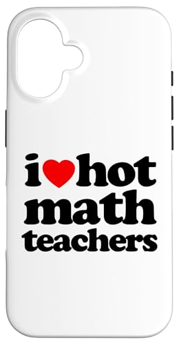 Lustiges „I Heart Hot Math Teachers“, Retro-Design, Schwarz Hülle für iPhone 16 Lustiges „I Heart Hot Math Teachers“, Retro-Design, Schwarz Hülle für iPhone 16 von MathWare