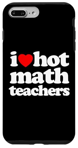 Lustiges „I Heart Hot Math Teachers“, Retro-Design, Weiß Hülle für iPhone 7 Plus/8 Plus Lustiges „I Heart Hot Math Teachers“, Retro-Design, Weiß Hülle für iPhone 7 Plus/8 Plus von MathWare