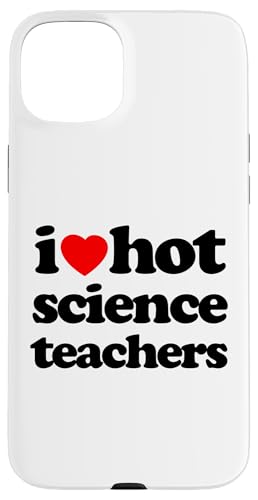 Lustiges „I Heart Hot Science Teachers“ -Design, Retro-Design, Schwarz Hülle für iPhone 15 Plus Lustiges „I Heart Hot Science Teachers“ -Design, Retro-Design, Schwarz Hülle für iPhone 15 Plus von MathWare