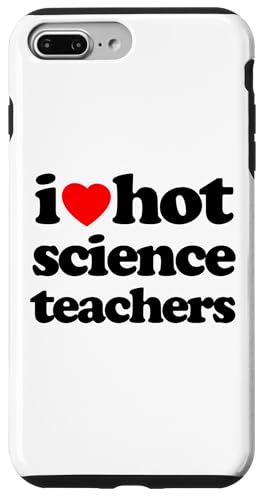 Lustiges „I Heart Hot Science Teachers“ -Design, Retro-Design, Schwarz Hülle für iPhone 7 Plus/8 Plus Lustiges „I Heart Hot Science Teachers“ -Design, Retro-Design, Schwarz Hülle für iPhone 7 Plus/8 Plus von MathWare
