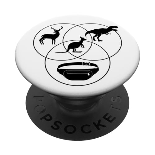 Lustiges Nerdy Känguru T-Rex Hirsch Venn-Diagramm Mathematiklehrer B PopSockets Klebender PopGrip Lustiges Nerdy Känguru T-Rex Hirsch Venn-Diagramm Mathematiklehrer B PopSockets Klebender PopGrip von MathWare
