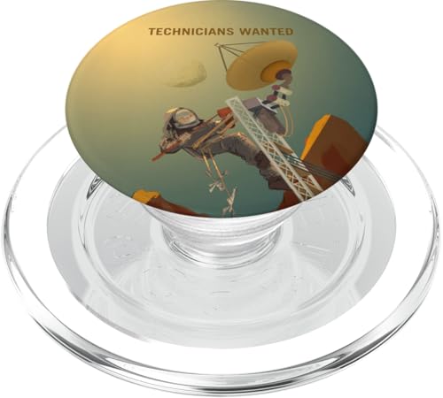Nerdige NASA-Marstechniker gesucht Lehrer für Weltraumwissenschaften PopSockets PopGrip für MagSafe von MathWare