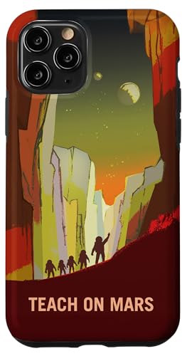 Nerdiger Lehrer für Weltraumwissenschaften der NASA Teach on Mars Hülle für iPhone 11 Pro Nerdiger Lehrer für Weltraumwissenschaften der NASA Teach on Mars Hülle für iPhone 11 Pro von MathWare
