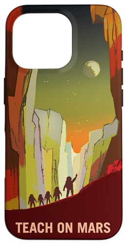 Nerdiger Lehrer für Weltraumwissenschaften der NASA Teach on Mars Hülle für iPhone 16 Pro Nerdiger Lehrer für Weltraumwissenschaften der NASA Teach on Mars Hülle für iPhone 16 Pro von MathWare
