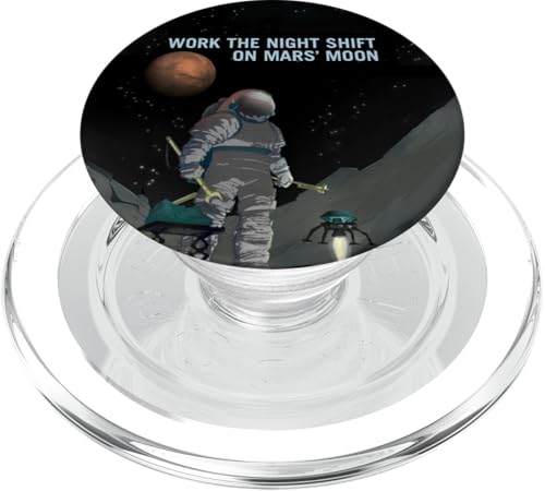 Nerdiger NASA-Lehrer für Mars-Weltraumwissenschaft in der Nachtschicht PopSockets PopGrip für MagSafe Nerdiger NASA-Lehrer für Mars-Weltraumwissenschaft in der Nachtschicht PopSockets PopGrip für MagSafe von MathWare