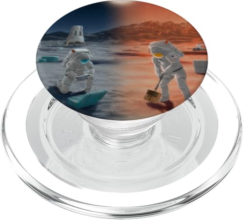 Nerdiger NASA-Lehrer für Nacht- und Tag-Weltraumwissenschaft auf dem Mars PopSockets PopGrip für MagSafe Nerdiger NASA-Lehrer für Nacht- und Tag-Weltraumwissenschaft auf dem Mars PopSockets PopGrip für MagSafe von MathWare