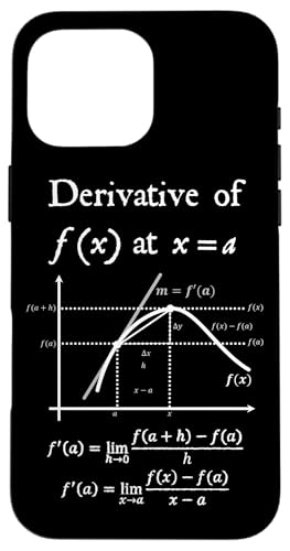 Nerdy Definition of Derivative Limit Calculus Mathematiklehrer Hülle für iPhone 16 Pro Max Nerdy Definition of Derivative Limit Calculus Mathematiklehrer Hülle für iPhone 16 Pro Max von MathWare