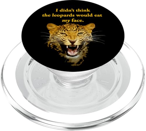 Nerdy Ich dachte nicht, dass die Leoparden mein Gesicht fressen würden Politik PopSockets PopGrip für MagSafe Nerdy Ich dachte nicht, dass die Leoparden mein Gesicht fressen würden Politik PopSockets PopGrip für MagSafe von MathWare