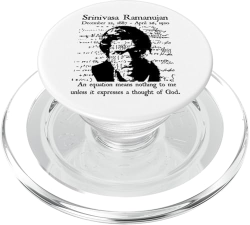 Nerdy Vintage Ramanujan Mathematik Zitat Mathematik Lehrer Schwarz PopSockets PopGrip für MagSafe Nerdy Vintage Ramanujan Mathematik Zitat Mathematik Lehrer Schwarz PopSockets PopGrip für MagSafe von MathWare