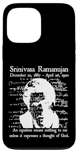 Nerdy Vintage Ramanujan Mathematik Zitat Mathematik Lehrer Weiß Hülle für iPhone 13 Pro Max Nerdy Vintage Ramanujan Mathematik Zitat Mathematik Lehrer Weiß Hülle für iPhone 13 Pro Max von MathWare