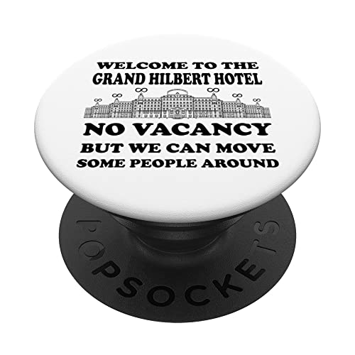 Willkommen im Grand Hilbert Hotel No Vacancy Mathematiklehrer PopSockets mit austauschbarem PopGrip von MathWare