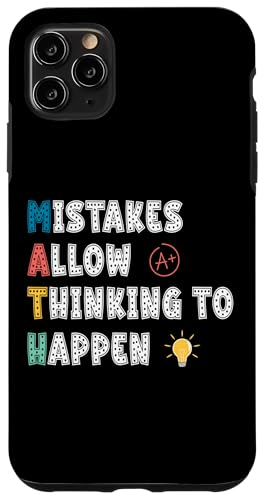 Fehler ermöglichen Denken, Spaß Nerdy Mathematik Definition Hülle für iPhone 11 Pro Max von Mathematics Math Lover Gifts