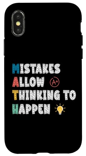 Fehler ermöglichen Denken, Spaß Nerdy Mathematik Definition Hülle für iPhone X/XS Fehler ermöglichen Denken, Spaß Nerdy Mathematik Definition Hülle für iPhone X/XS von Mathematics Math Lover Gifts