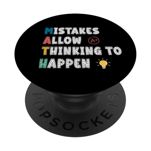 Fehler ermöglichen Denken, Spaß Nerdy Mathematik Definition PopSockets Klebender PopGrip Fehler ermöglichen Denken, Spaß Nerdy Mathematik Definition PopSockets Klebender PopGrip von Mathematics Math Lover Gifts