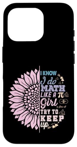Ich weiß, ich mache Mathe wie ein Mädchen, versuche mitzuhalten. Funny Teen Girls Hülle für iPhone 16 Pro von Mathematics Math Lover Gifts