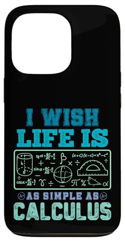 Ich wünschte, das Leben wäre so einfach wie Infinitesimalrechnung. Lustige mathematische Wortspiele Hülle für iPhone 13 Pro von Mathematics Math Lover Gifts